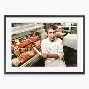 Anthony Bourdain, Photography Prints, Kitchen Wall Art, Cooking Poster, Kitchen Print, Chef Poster, Museum Quality Photography Poster