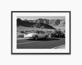 Porsche 911 Poster, Photography Prints, Porsche Poster, Porsche Print, Porsche Wall Art, Black and White Prints, Museum Quality Wall Art