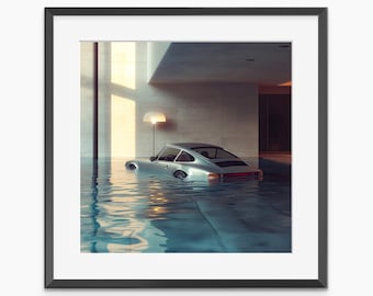 Porsche Wall Art, Photography Prints, Porsche Poster, Modern Art Print, Porsche 911 Poster, Fine Art Print, Museum Grade Photography Poster