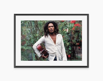 Bob Marley, stampe fotografiche, poster reggae, arte murale vintage, poster di Bob Marley, arte murale retrò, poster musicale, arte murale di qualità museale