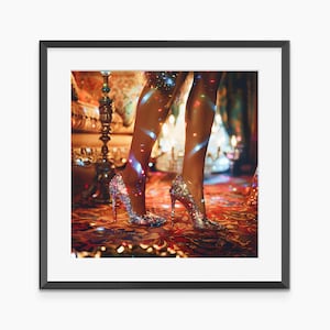 Diamond Heels, Photography Prints, Fashion Wall Art, High Heels, Fine Art Print, Fashion Print, Museum Quality Photography Poster