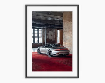 Porsche Wall Art, Photography Prints, Porsche Poster, Porsche Carrera, Porsche 911 Poster, Car Poster, Museum Quality Photography Poster