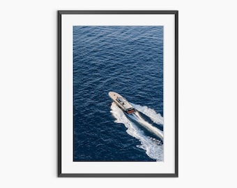 Yacht Print, Photography Prints, Coastal Print, Boat Poster, Old Money, Yacht Club, Fine Art Print, Museum Quality Photo Art Print