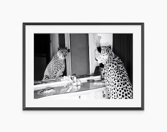 Cheetah Print, Photography Prints, Leopard Print, Fashion Wall Art, Fashion Print, Black and White Wall Art, Museum Grade Photography Poster