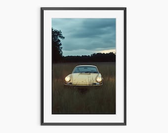 Retro Porsche, Photography Prints, Porsche Poster, Porsche Wall Art, Porsche 911 Poster, Car Poster, Museum Quality Photography Poster
