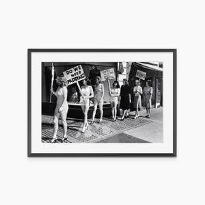 Mini Skirts Forever, Photography Prints, Feminist Print, Vintage Poster, Black and White Wall Art, Museum Quality Photography Poster