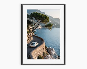 Porsche 911 Poster, Photography Prints, Porsche Poster, Landscape Wall Art, Car Poster, Porsche Wall Art, Museum Quality Wall Art