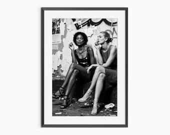 Fashion Wall Art, Photography Prints, Retro Poster, Fashion Print, Vintage Poster, Black and White Wall Art, Museum Quality Wall Art