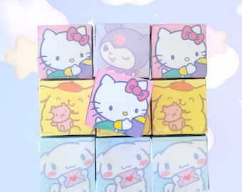 Kawaii Character Memo Pads | Hello Kitty-Inspired Non-Sticky Notes