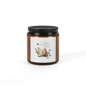 Cozy Literary Scented Soy Candle, Book Lover Gift, Relaxation, Aromatherapy Candle, Home Décor, Eco-Friendly Candle