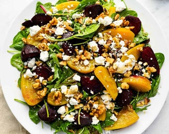 Beet Goat Cheese Salad Recipe: Maple Vinaigrette (Digital Download)