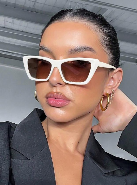 Trendy Cat Eye Sunglasses with UV400 Protection Trendy Cat Eye Sunglasses for Women Fashion Cateye UV400  main image 4