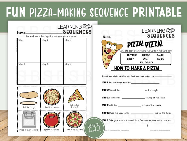 Learning Sequences Worksheets, Printable, Teacher Activity, Homeschool ...
