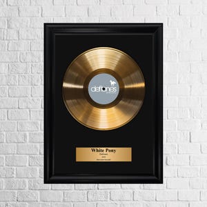 Deftones – Gold Plated Vinyl Record – Wall Art And Gift for Music Fans & Home Decoration