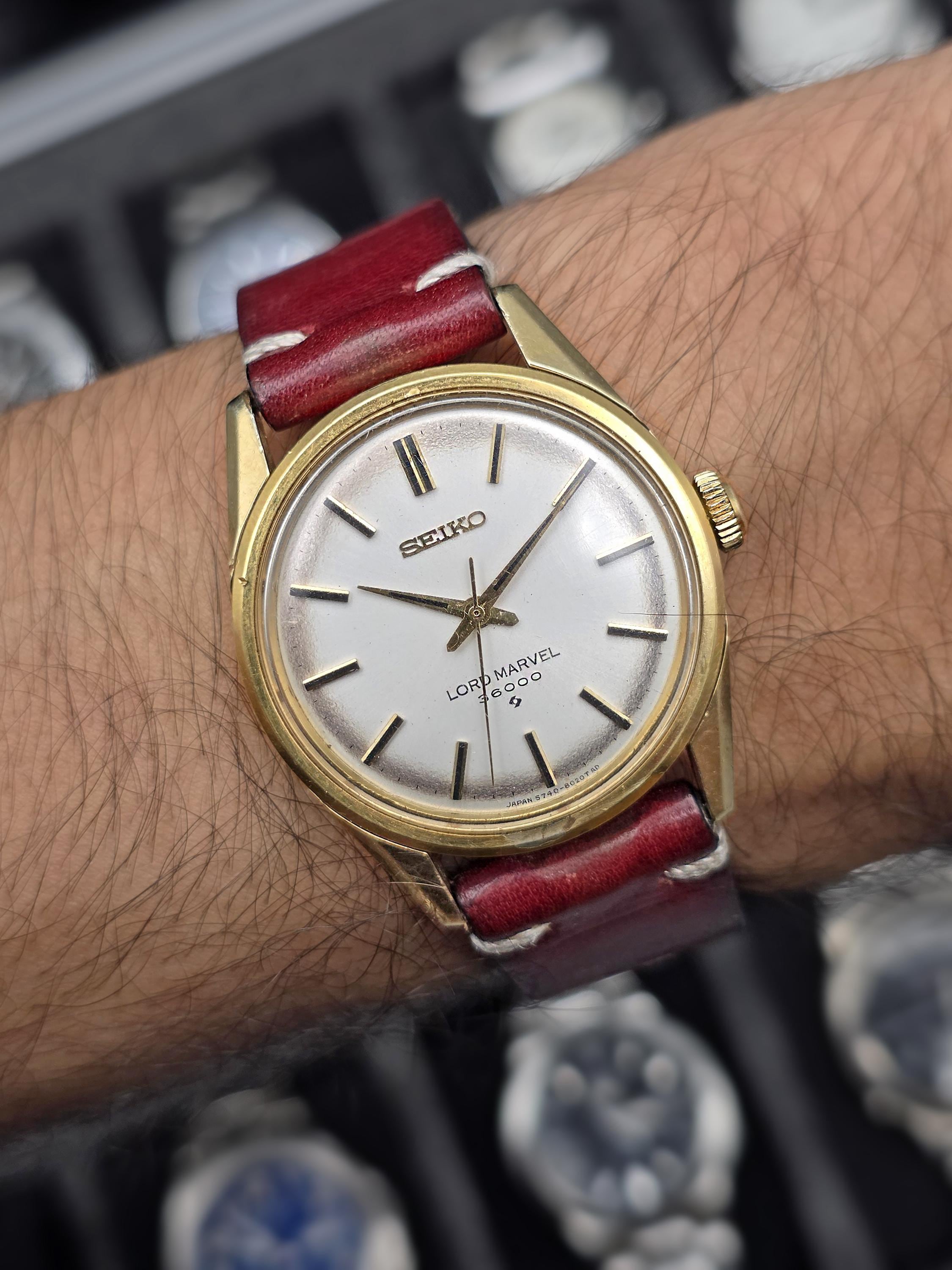 SEIKO LORD MARVEL 36000 5740-8000 現状不動 要整備品 Seiko Marvel