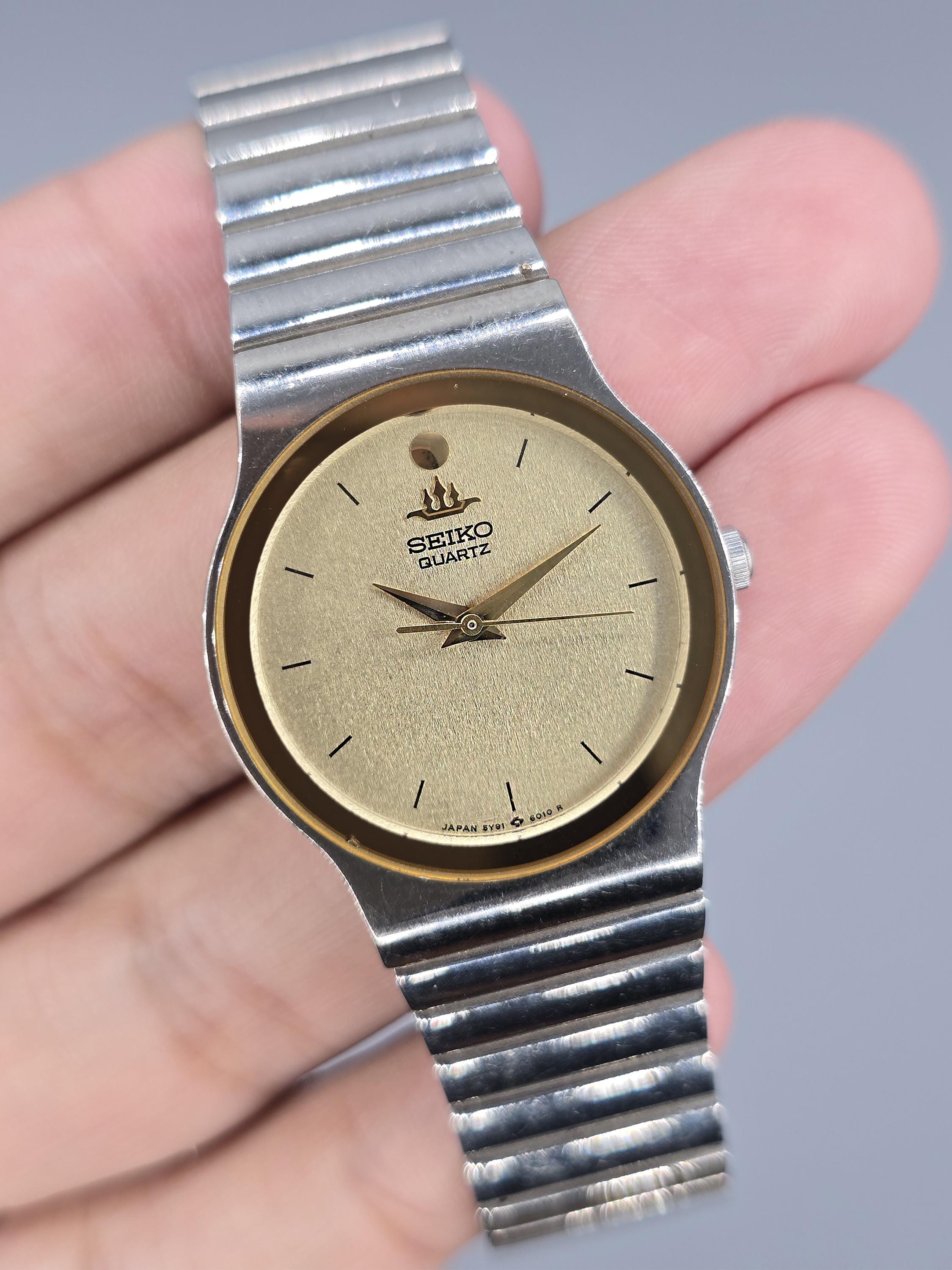 ヴィンテージ セイコー 5Y91-6010 クォーツ レディース ドレスウォッチ 
