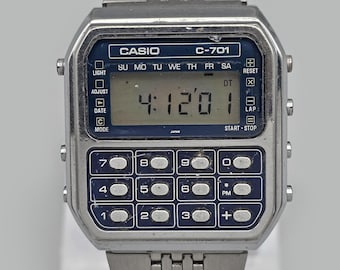 希少なヴィンテージ カシオ C-80 電卓/時計モジュール 133 JAPAN R