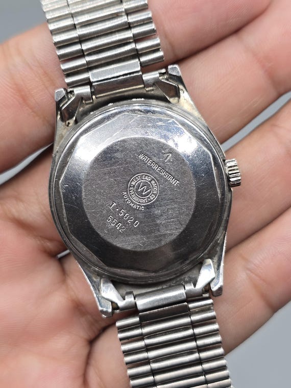 West End Sowar Prima Automatic Arabic Dial Swiss Vintage Watch - Etsy