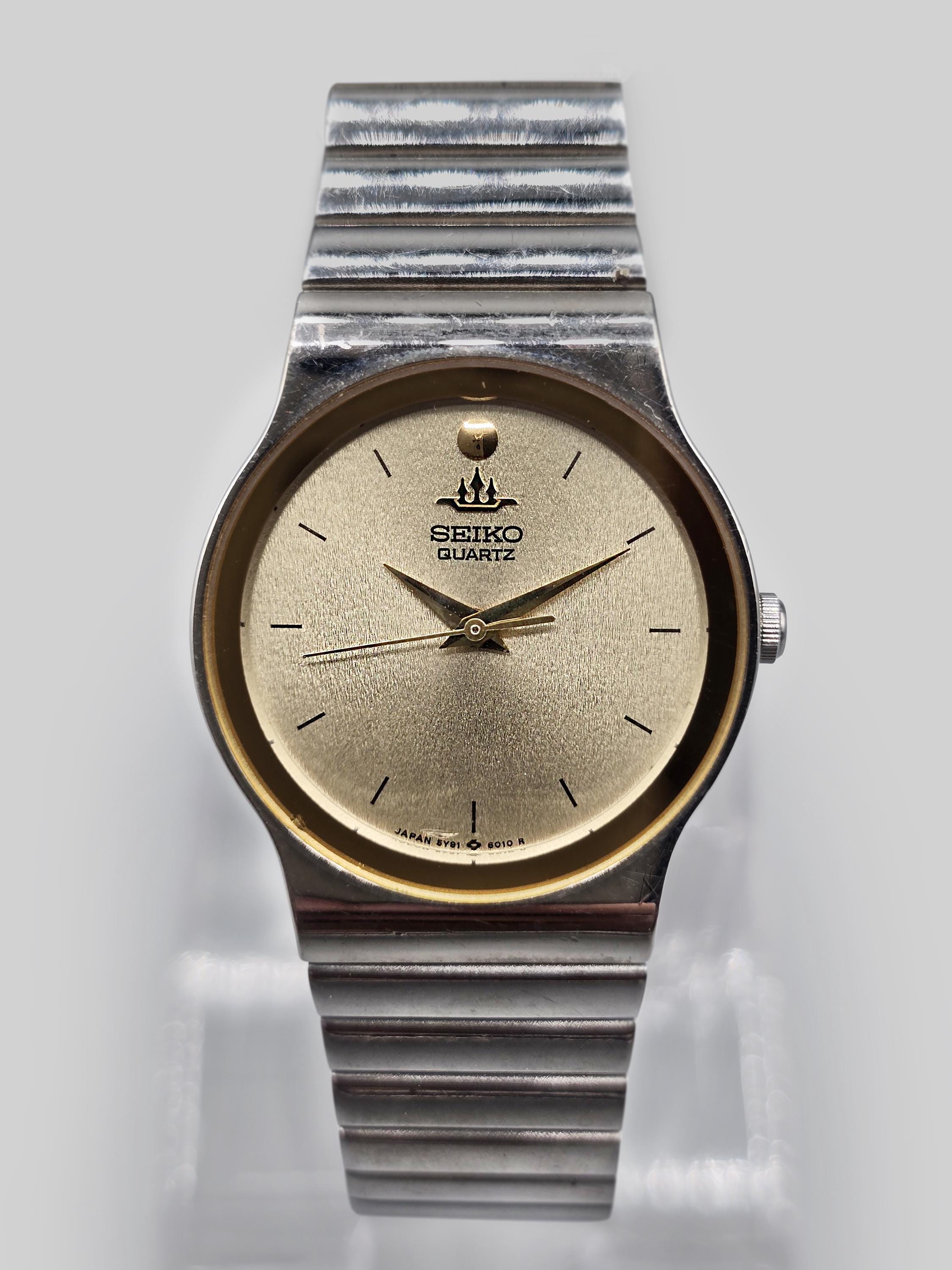 美品✨ SEIKO DOLCE 腕時計 シルバー ゴールド アンティーク 希少 SEIKO Dolce 腕時計 シルバー/ゴールド ドルチェ ビンテージ レトロ