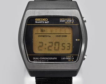 Seiko 4120-9010 Quartz 1976 Vintage Japan Made Stainless Steel
