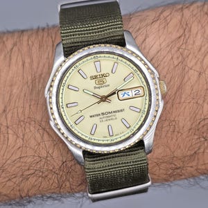 希少20471120HEADIBOO'S55 97-98AWCOLLECTION Seiko 5 Superior 1998 Automatic 7S36-0090 23 Jewels Japan Men's