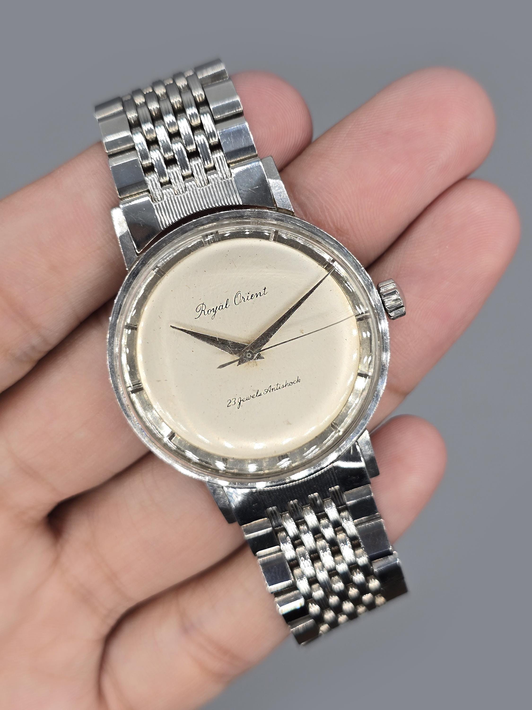 Royal Orient A114504 Hand-winding Wristwatch | 23 Jewels | Vintage 