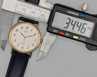Vintage Seiko Majesta 9061-7000 JDM Quartz Dress Watch Gold Case