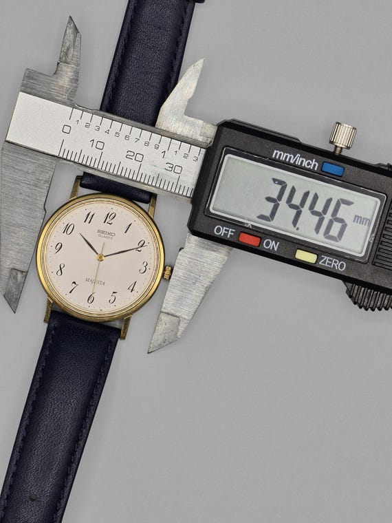 Vintage Seiko Majesta 9061-7000 JDM Quartz Dress Watch Gold Case