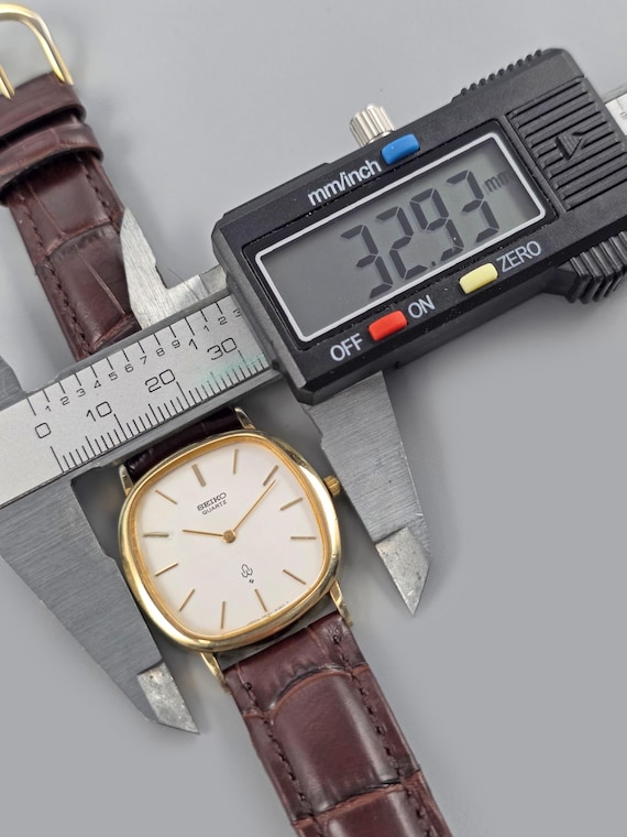 Vintage Seiko Quartz 7820-5260 Silver 925 32 Mm Mens Watch Japan