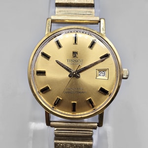 1960s Vintage Tissot Visodate Seastar Seven Automatic | Gold Filled Men&#39;s Wrist Watch