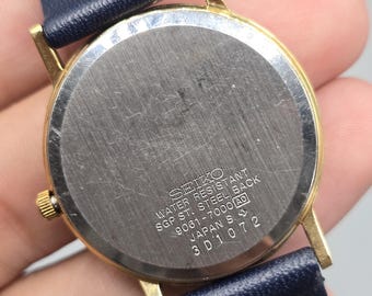 Vintage Seiko Majesta 9061-7000 JDM Quartz Dress Watch Gold Case