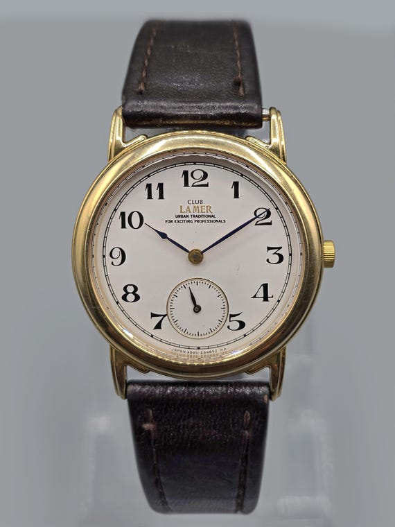 Vintage 1989 Citizen Club La Mer 4645-E62801Y Quartz Watch Japan