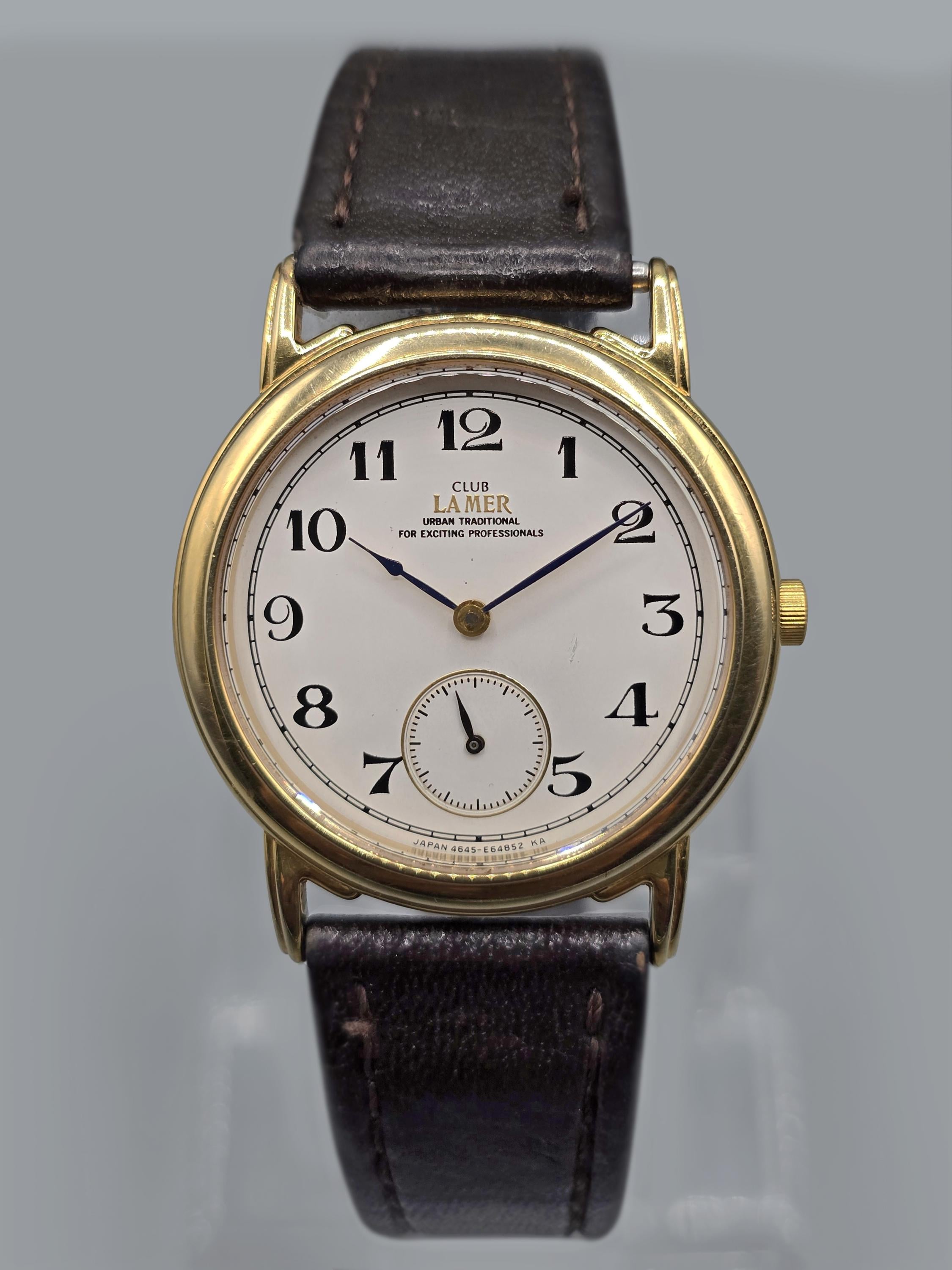 Vintage 1989 Citizen Club La Mer 4645-E62801Y Quartz Watch Japan