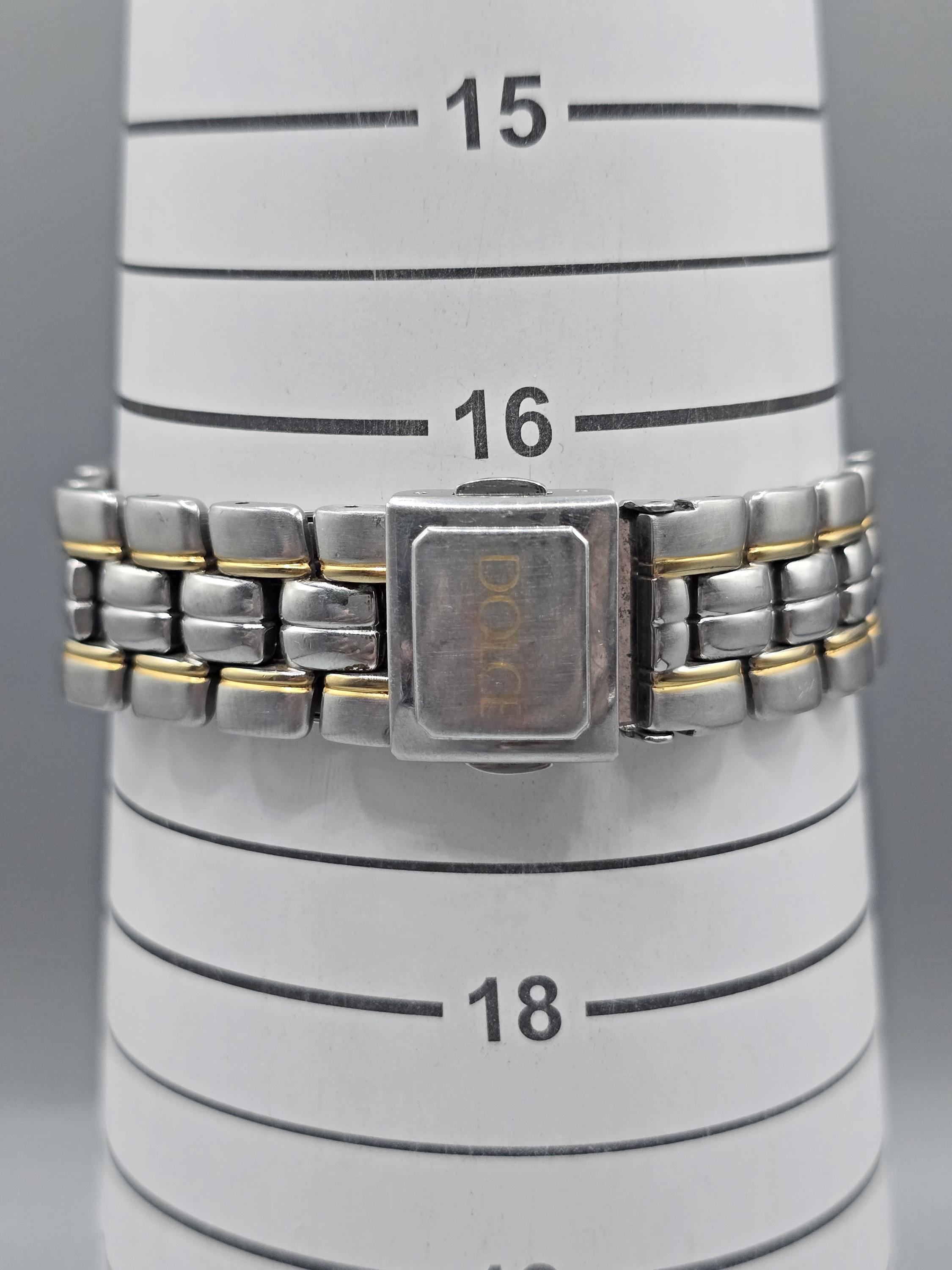 Vintage 1999 Seiko Dolce 8J41-6140 Two Tone Quartz Mens Watch From