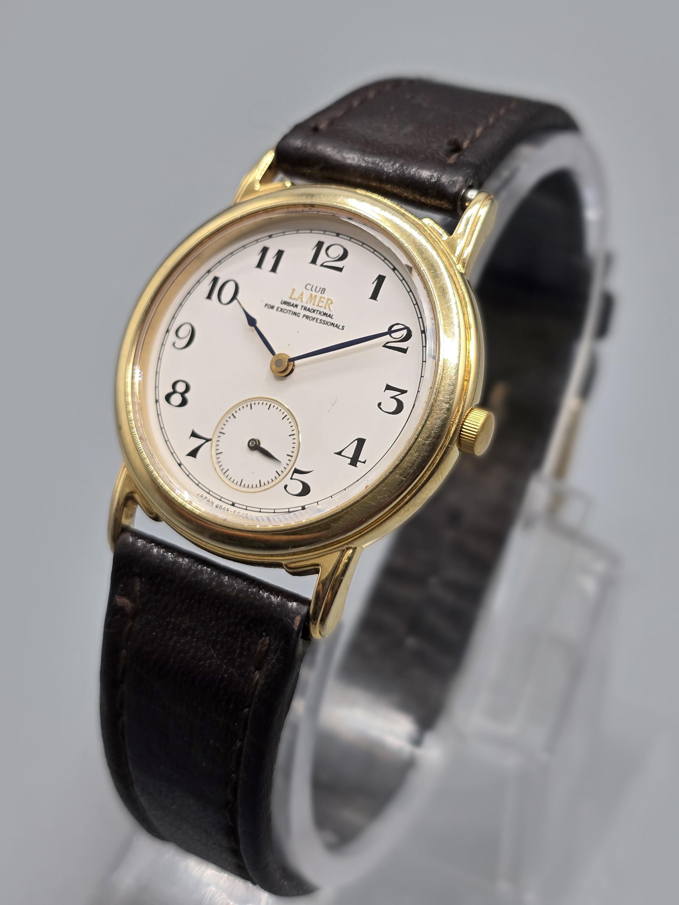 Vintage 1989 Citizen Club La Mer 4645-E62801Y Quartz Watch Japan