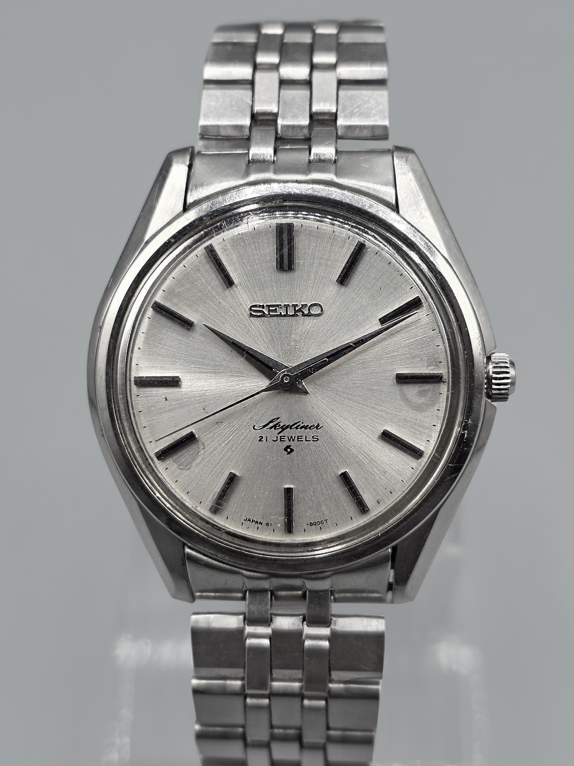SEIKO 腕時計　6100-8000 Vintage Seiko Skyliner 6100-8000 Men's Watch 1960s Manual Wind 21