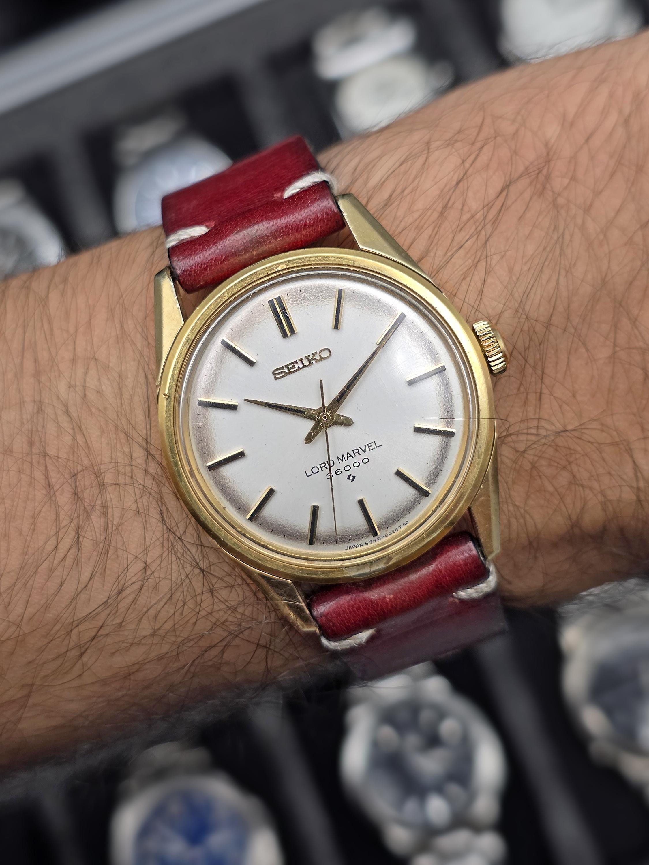 Vintage Seiko Lord Marvel 36000 Hi-beat 5740-8000 Hand Winding
