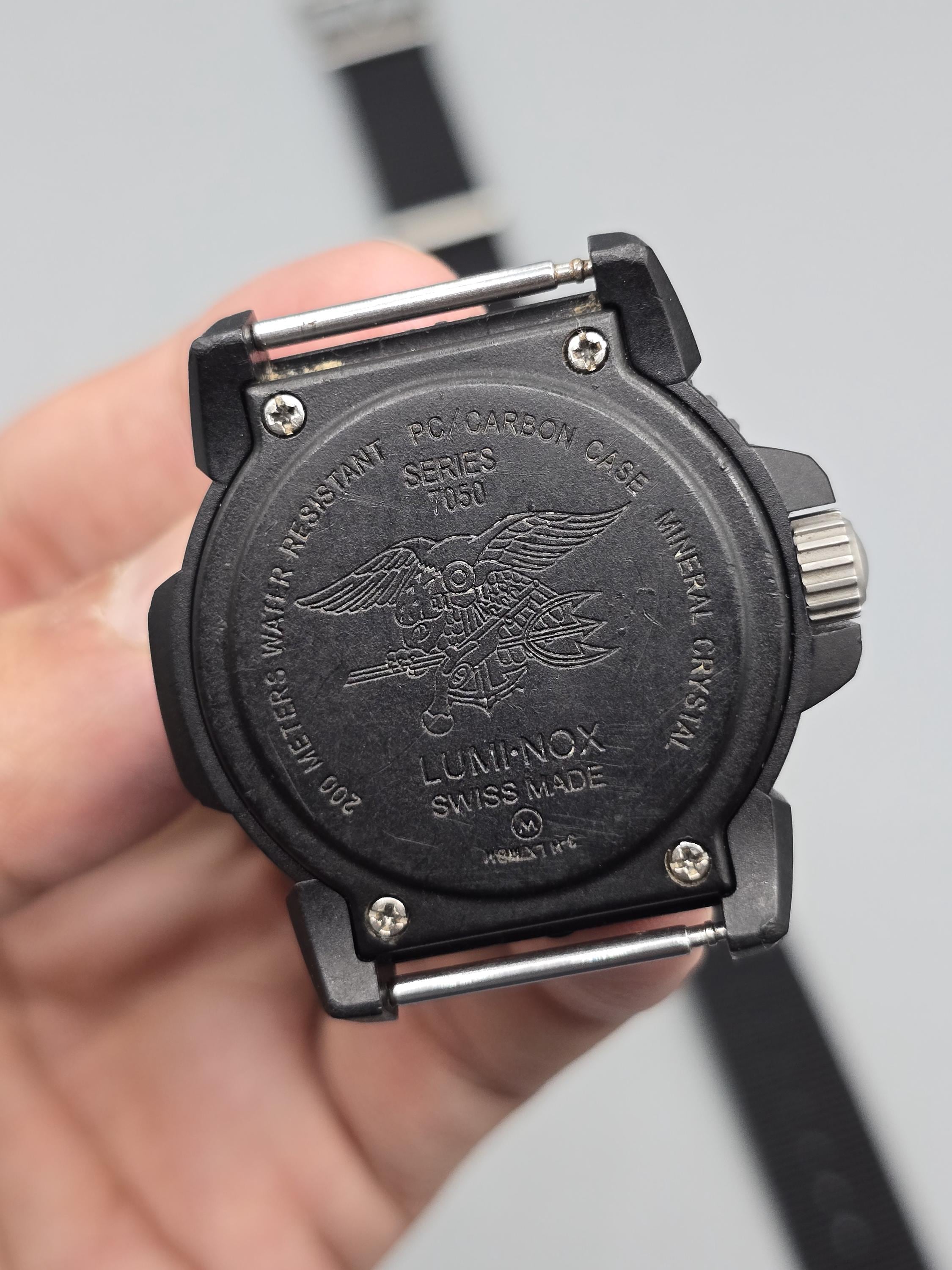 Luminox Navy SEAL Colormark 7050 Swiss Quartz Carbon Case Tactical