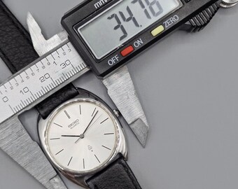 Vintage Seiko Quartz Men's Watch 7830-8000 1978 Stainless Steel