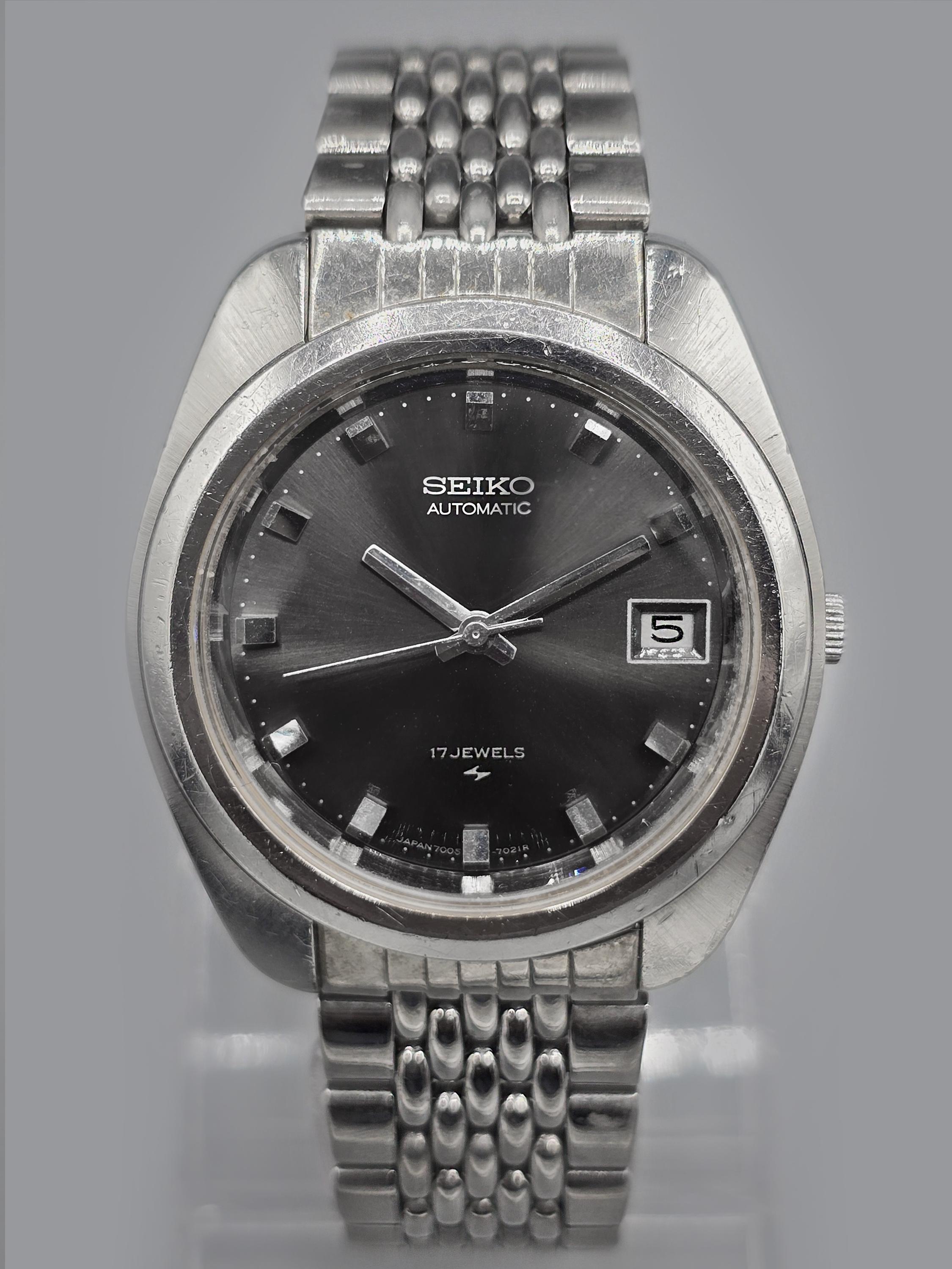 Vintage Seiko 7005-7030 Automatic Watch – 17 Jewels – Stainless