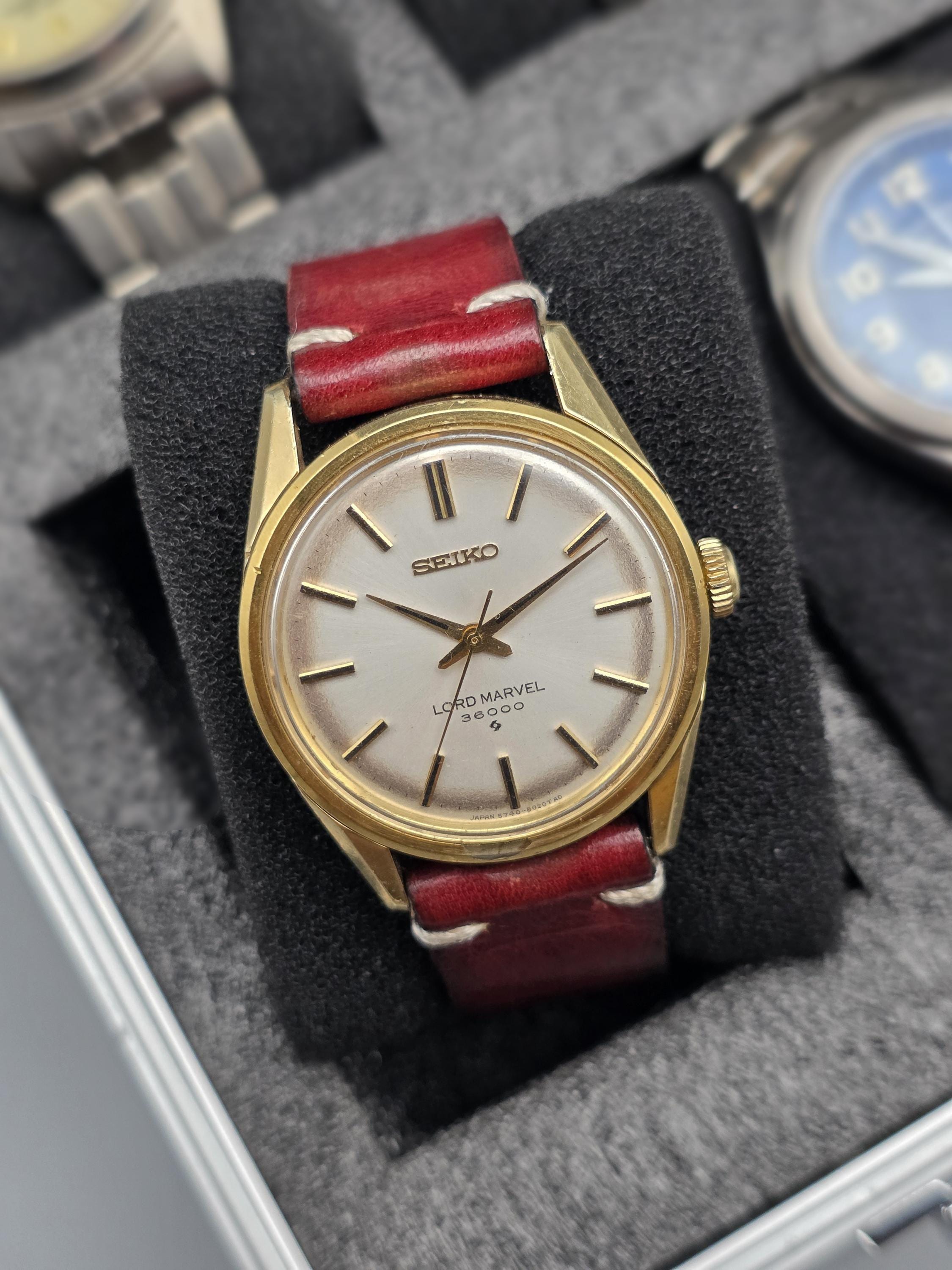 Vintage Seiko Lord Marvel 36000 Hi-beat 5740-8000 Hand Winding