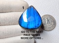 DAZZLING~ Natural Labradorite Purple & Blue Flashy Labradorite Wholesale Labradorite Mix Shape ~ Size Labradorite Use Pendant Making Jewelry product logo
