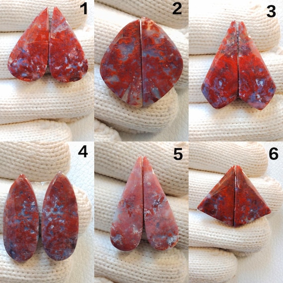 Fantastic Top Quality Red Moss Agate 100% Natural Red Moss Agate Mix Shape & Size Cabochon Wholesale Lot Gemstone Use Earring Jewelry Making