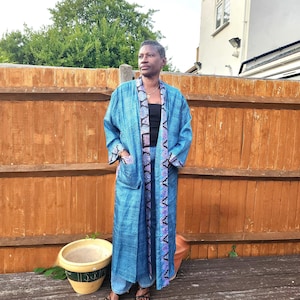 Blue/Grey Kimono