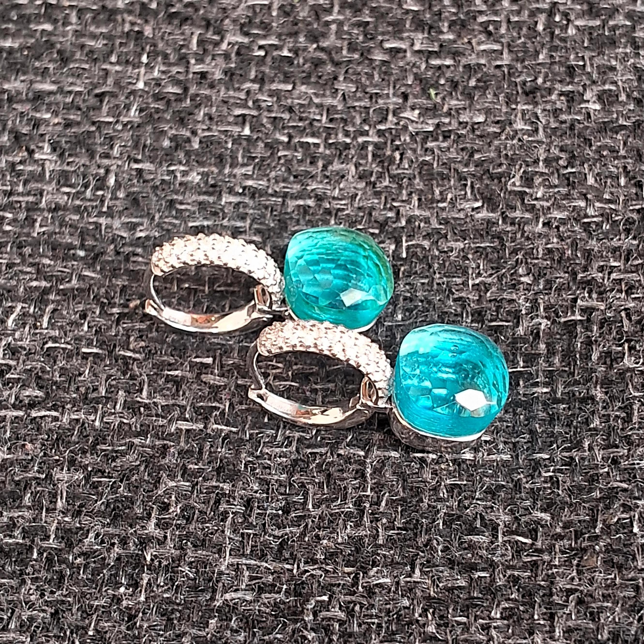 Stud Argentato Placcato Oro 14K Orecchini Da Uomo In Argento Sterling Placcati Oro 14K Con Cz - Forma Quadrata Gialla Orecchino Uomo Oro - Foto 9