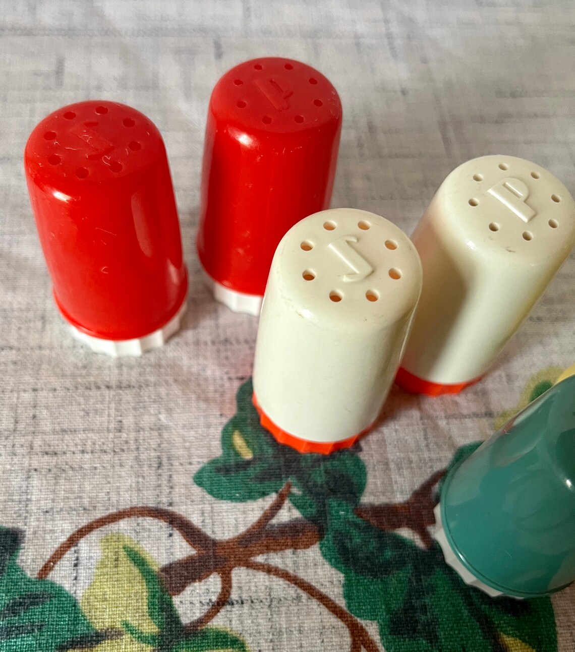 MCM Vintage Salt and Pepper Shakers Celluloid 4 Sets Instant Etsy