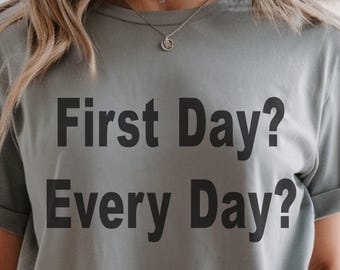 T-shirt de technicien de scène, T-shirt humoristique pour le théâtre, T-shirt pour l'équipe de production d'événements en direct, Premier jour chaque jour