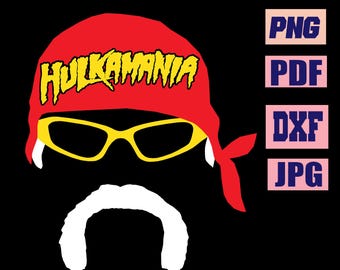 Archivo vectorial de homenaje a Hulk Hogan: Memorial a la leyenda de la lucha libre (descarga digital)