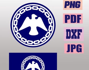 Mohawk Nation Peace Flag, Dove Bird Emblem (Digital Download)
