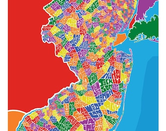 New Jersey Town Type Map